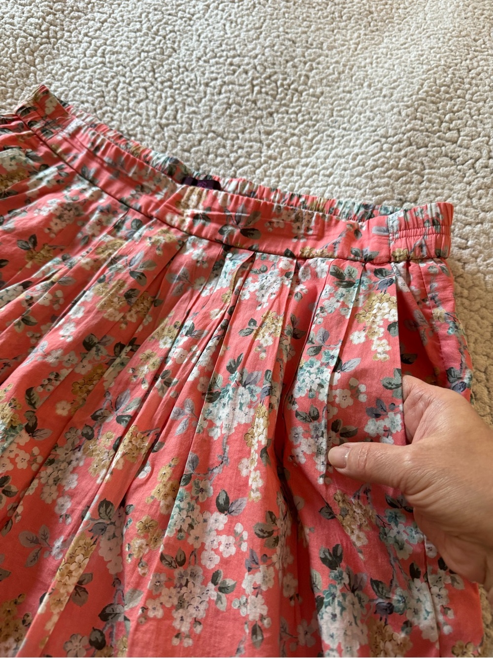 J.Crew Midi Skirt in Liberty Josephine Floral Size 10 - Picture 5 of 9